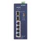 Switch PoE Industrial No Administrable de 4 Puertos PoE 10/100/1000T 802.3at, 2 Puertos SFP 10/1000X