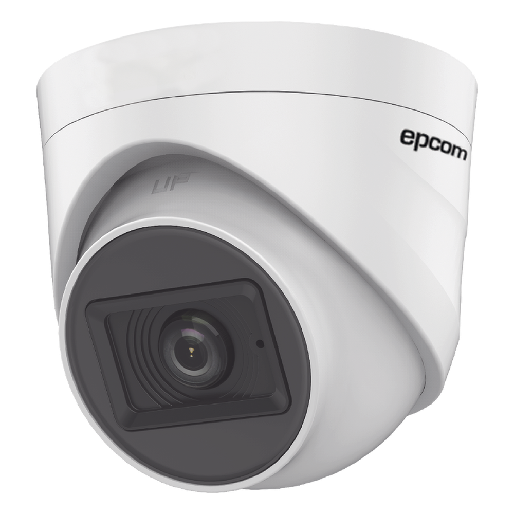 AUDIO POR COAXITRON / Domo TURBOHD 2 Megapixel (1080p) / Gran Angular 106° / Lente 2.8 mm / 20 mts IR EXIR / Interior / 4 Tecnologías / dWDR