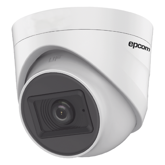 AUDIO POR COAXITRON / Domo TURBOHD 2 Megapixel (1080p) / Gran Angular 106° / Lente 2.8 mm / 20 mts IR EXIR / Interior / 4 Tecnologías / dWDR