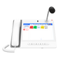 Teléfono IP Color Blanco Android 9.0 Empresarial para voceo 20 líneas SIP, pantalla táctil, Wi-Fi y Bluetooth, PoE, Voceo/ Musica por Multicast, puertos Gigabit, Sofware de Enfermeria
