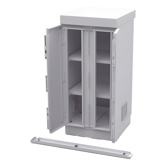 Gabinete de Seguridad de Lámina Galvanizada  para Almacenamiento de Baterías (Hasta 6 baterías PL110D12).