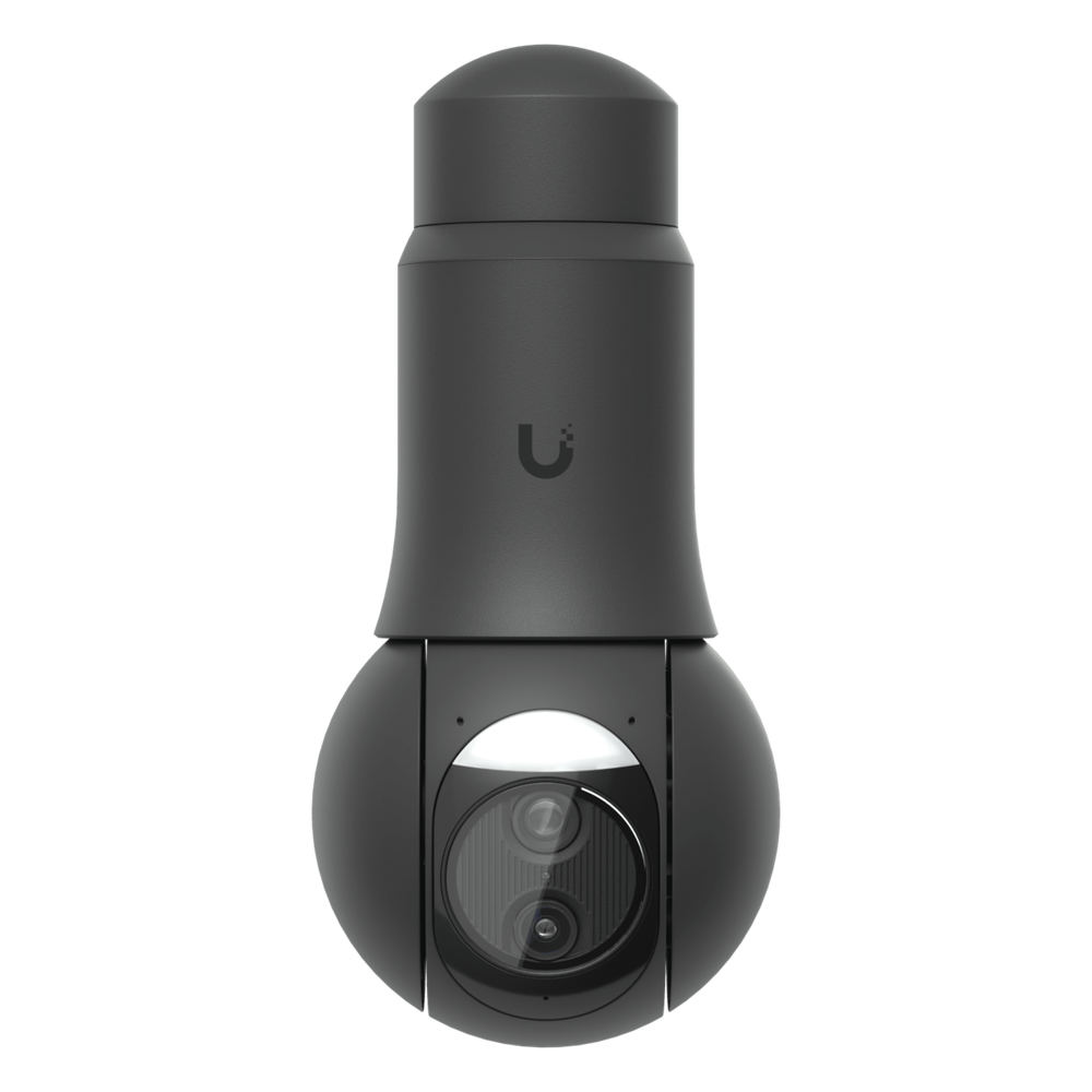 Cámara UniFi Protect G6 PTZ Color Negro, Doble Lente 4K, Zoom Híbrido 10x, Motor AI Multi-TOPS, Visión Nocturna IR 30m, Audio Bidireccional, Protección IP66, Resistencia al Vandalismo IK04