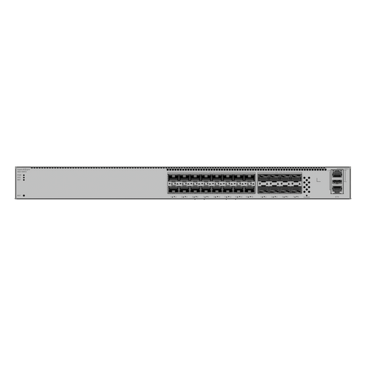 Switch eKit Core para Fibra Óptica Administrable Capa 3 / 16 puertos SFP 10 Gbps + 8 Puertos SFP28 25 Gbps / Capacidad de Conmutación 1,120 Gbit/s / Gestión Gratuita desde la Nube / Libre de Licenciamiento / Ruteo Dinamico (RIP, OSPF, IS-