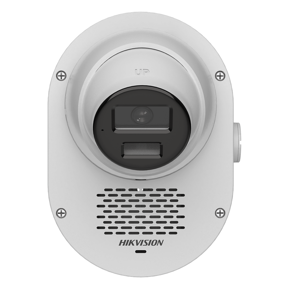 Cámara Turret TURBOHD 2 Megapixel (1080p) / Imagen a Color 24/7 con Apertura F1.0 / Audio Bidireccional y Sirena / Luz Blanca e IR 40 m (131.2 ft) / IP67 / Smart-Hybrid Light / 3D DNR