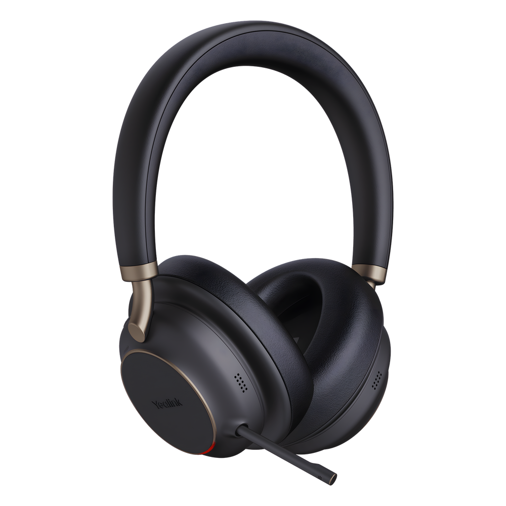 Diadema Inalambrica BH76 Plus With Charging Stand UC Black USB C/A de Yealink con ANC Híbrida y Estación de Carga Premium