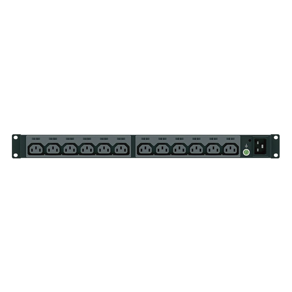 PDU Básico para Distribución de Energía, Enchufe de Entrada NEMA L6-20P, Con 13 Contactos C13, Instalación Horizontal de 19in, 1UR, 20 Amp, 220 Vca