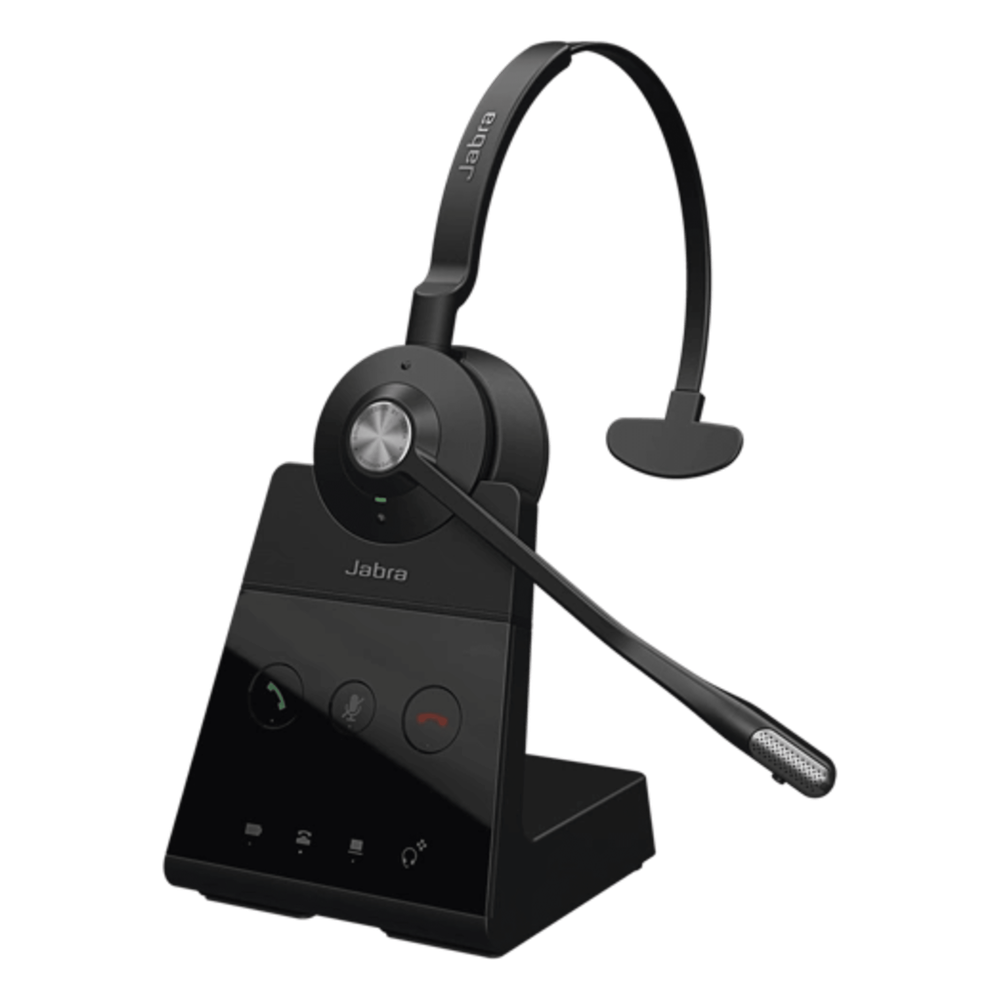 Engage 65 SE Mono con conexión DECT y USB, ideal para entornos con necesidad de seguridad o de mucha densidad (9653-553-125)