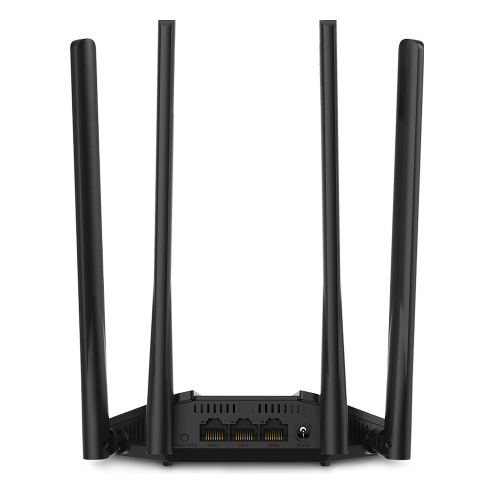 Router inalámbrico AC1200 / 2 Puertos LAN 10/100/1000 / 1 Puerto WAN 10/100/1000 /  Tecnología MU-MIMO y Beamforming /   4 Antenas de 5 dBi