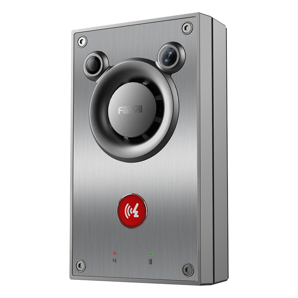 Video Intercomunicador IP con Cámara 4MP / Altavoz 10W / 2 Líneas SIP / IP66 e IK10 Anti-vandálico / PoE 802.3af / Visión Nocturna IR y HDR / -40°C a 70°C