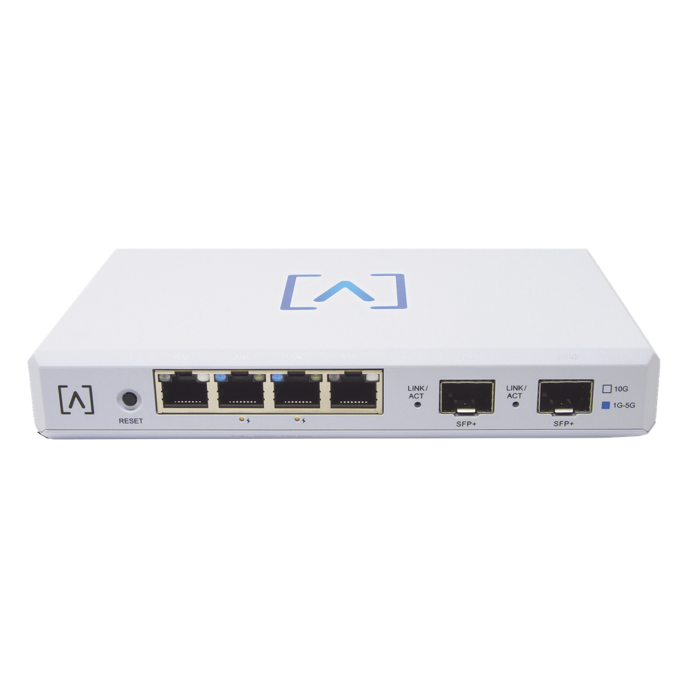 Router VPN / 4 puertos 10/100/1000/2500 Gbps (2 puertos PoE af/at) / 2 puertos SFP+ 10Gbps / Filtrado Avanzado DPI: Bloqueo de Contenido / Administración nube gratuita / Soporta UPnP