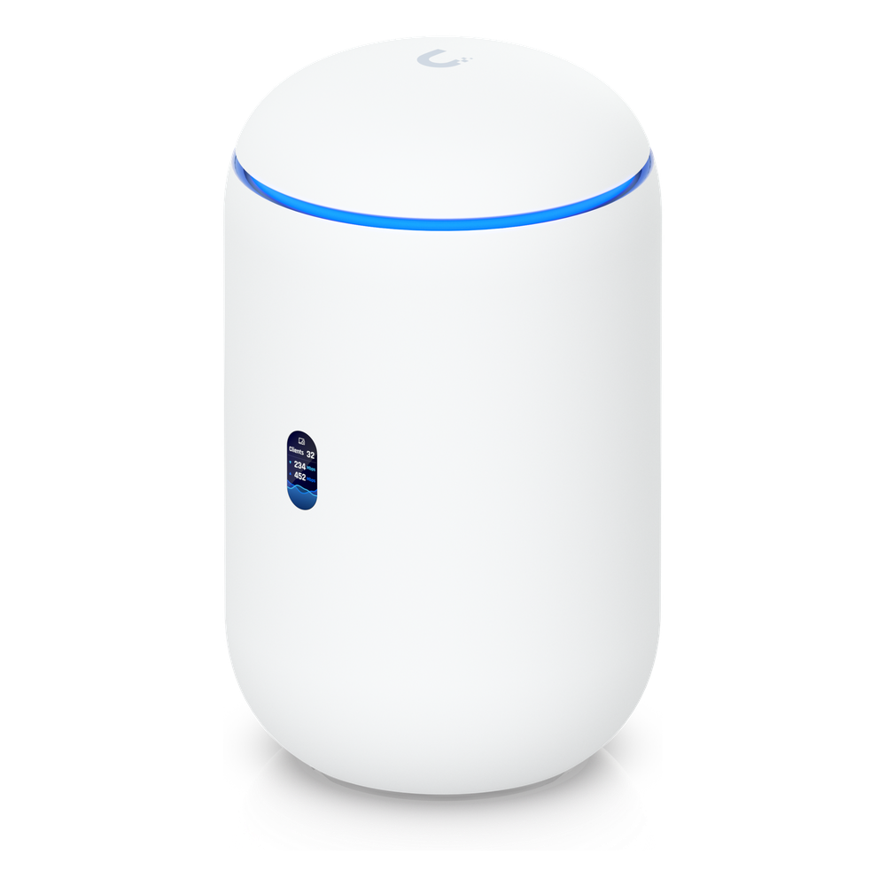 Dream Router 7 Cloud Gateway de 10G de Escritorio con WiFi 7 Integrado, Switch de 4 Puertos, Almacenamiento microSD y Compatibilidad Total con Full Stack UniFi