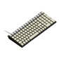 Teclado Comercial 89 Teclas / Diseño Chiclet / 16 Teclas Personalizables / IP55 / USB Tipo-C / Compatibilidad Multi-Sistema