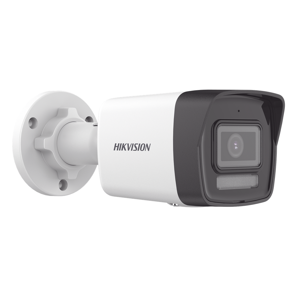 [Dual Light] Bala IP 2 Megapixel / Lente 2.8 mm / 30 mts IR + 30 mts Luz Blanca / Micrófono Integrado / Motion Detection 2.0 / Exterior IP67 / H.265 / PoE / Micro SD