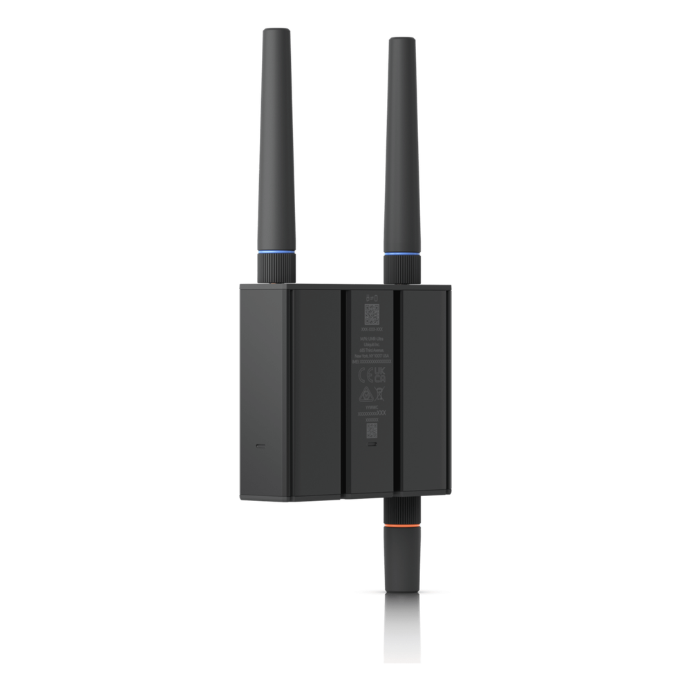 Router UniFi Ultra LTE con WiFi 4 / ranura para 1 tarjeta SIM / 2 Puertos RJ45 10/100Mbps / Alimentación por USB Type-C y ATX DC / Bandas LTE B2, B4, B5 /