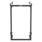 Rack PanZone® de Montaje en Pared, de 19in, Profundidad Ajustable, Rieles Numerados y Roscados #12-24, 18 UR, Color Negro