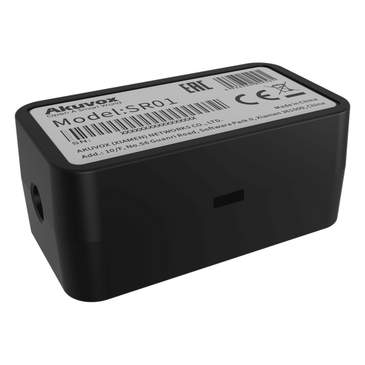 Relevador RS-485 Para Control de Puerta / Protección Contra Vandalismo / Compatible Con Frente de Calle AKUVOX / Agrega Una Puerta al Frente de Calle / Comunicación Encriptada / Compacto / Instalación en Cajas Estándar