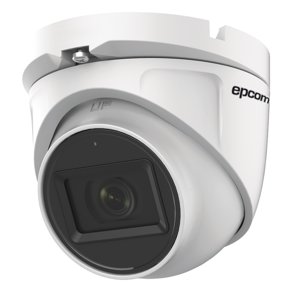 AUDIO POR COAXITRON / Domo TURBOHD 2 Megapixel (1080p) / Gran Angular 106° / Lente 2.8 mm / 20 mts IR EXIR / Exterior IP66 / 4 Tecnologías / dWDR / Metal
