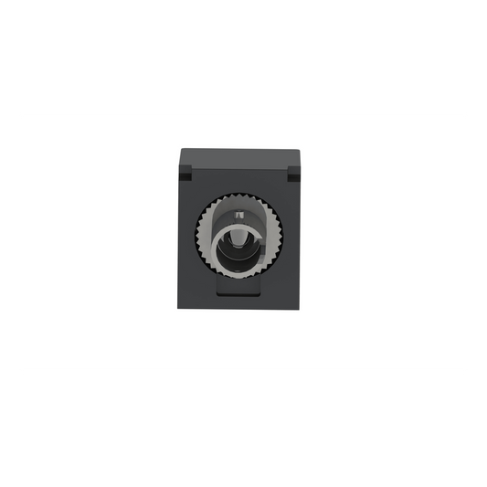 Módulo Acoplador ST Simplex, para Fibra Óptica Multimodo OM3/OM4, Tipo Mini-Com, Color Negro