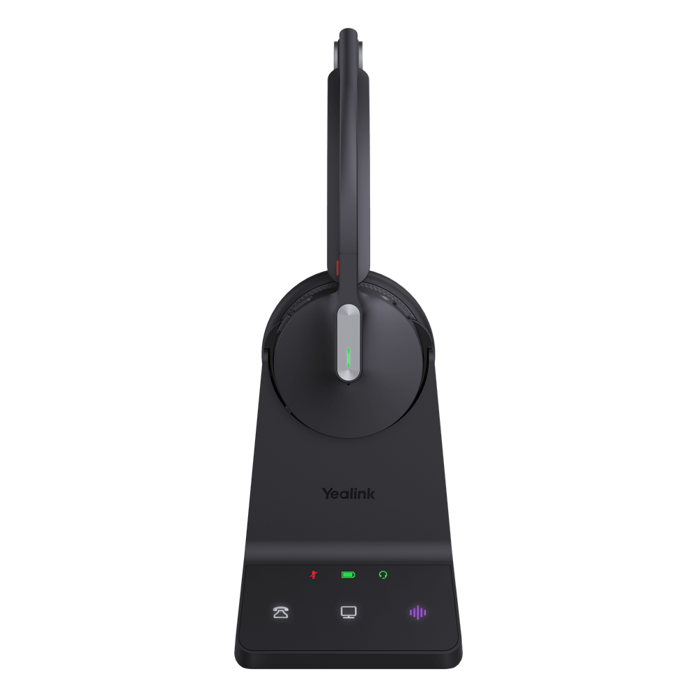 Diadema Inalambrica WH64 Mono UC de Yealink con Acoustic Shield 2.0 y Funcionamiento DECT-Bluetooth