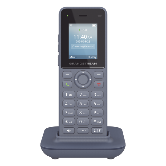 Teléfono IP inalámbrico Wi-Fi, portátil, 2 líneas, 2 cuentas SIP, Voz HD, Bluetooth, Puerto USB tipo C
