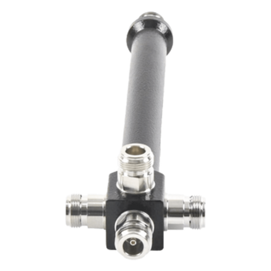 Divisor de Potencia 4 Salidas / 698-2700 MHz / PIM -120 dBc / 200W Potencia Máxima / Conectores N Hembra / Pérdida 6.32 dB / 50 Ohm