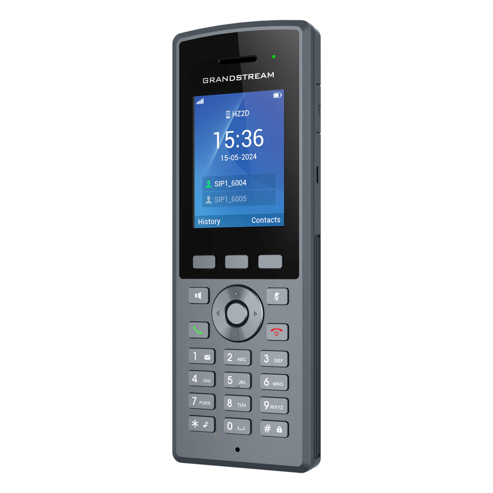 Teléfono Inalámbrico DECT HD Reforzado DP735 / 20 Cuentas SIP / Pantalla TFT LCD 2.4 Pulgadas / Alcance 400 m Exteriores / IP67 / Audio Full HD / Batería 2000 mAh / Compatible con Estaciones Base DP750, DP752, DP755
