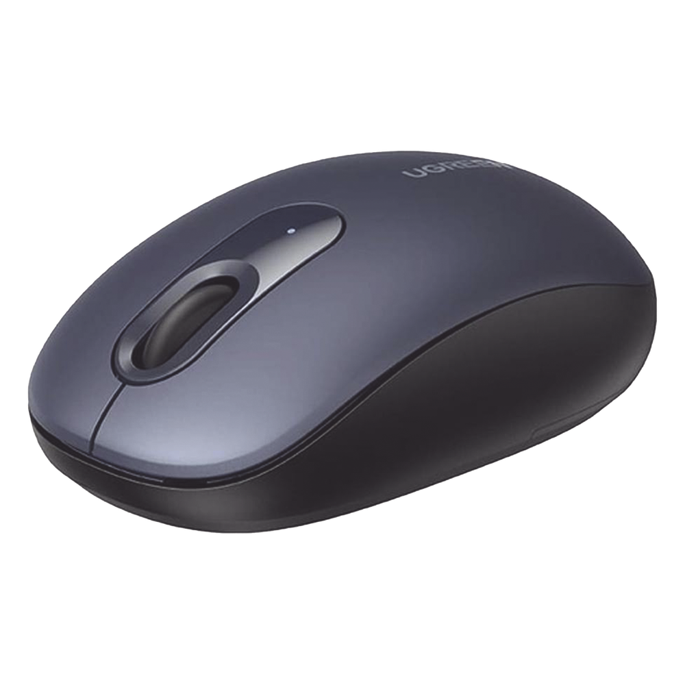 Mouse Inalámbrico 2.4G 800/1200/1600/2400 DPI | Función de 3 botones | Alcance 10m | Silencioso |  Ergonómico | Anti-caída y Anti-interferencias | Batería Alcalina AA incluida  | Midnight Blue.
