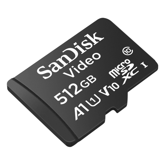 Memoria microSD SanDisk 512GB / Alta Resistencia / Videovigilancia / Clase 10
