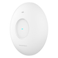 Punto de Acceso Wi-Fi 7 Empresarial BE21000 / Throughput 21 Gbps Inalámbrico / MU-MIMO 4x4:4 (5GHz y 6GHz) / 768 Clientes Simultáneos / Puerto 10G PoE++ y 2.5G / MLO - 4096 QAM - Multi-RU / Gestión Integrada 50 APs / BLE 5.3 / Cobertu
