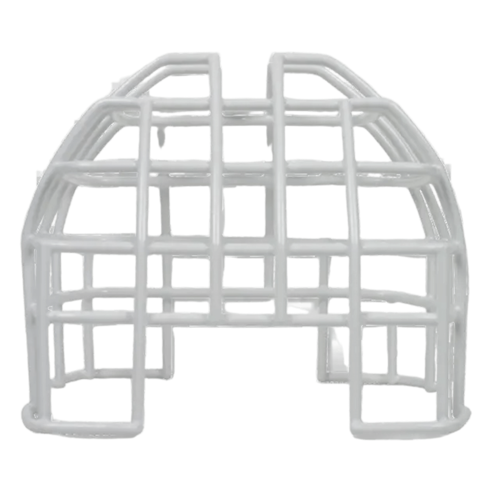 Protector De Rejilla Anti Vandalismo Y Golpes Accidentales, Color Blanco, Para Sirenas/Estrobos/Bocinas System Sensor, Montaje En Superficie, 7.49"Altox6.74"Anchox6.09"Profundidad