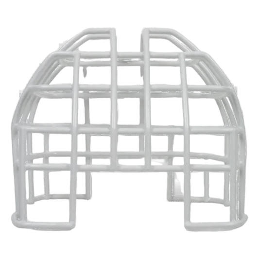 Protector De Rejilla Anti Vandalismo Y Golpes Accidentales, Color Blanco, Para Sirenas/Estrobos/Bocinas System Sensor, Montaje En Superficie, 7.49"Altox6.74"Anchox6.09"Profundidad