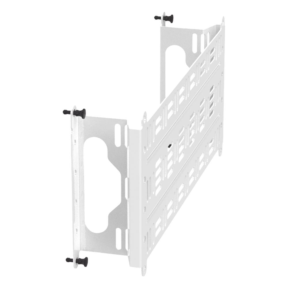 Accesorio Para Montaje de Equipos o Dispositivos en Gabinetes Multipropósito, de Instalación a Presión, de Acero, Color Blanco