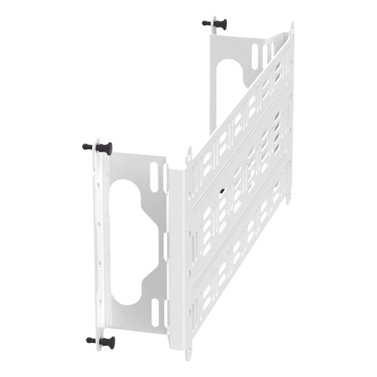 Accesorio Para Montaje de Equipos o Dispositivos en Gabinetes Multipropósito, de Instalación a Presión, de Acero, Color Blanco