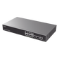 Switch Capa 3 PoE+ Administrable / 8 puertos 10/100/1000 Mbps + 2 Puertos SFP+ de 10 Gigabits / Hasta 120W / Compatible con GWN Cloud.