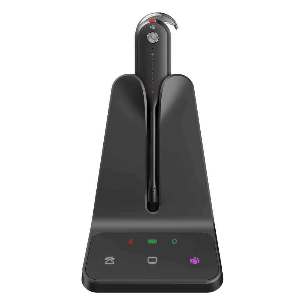 Auricular DECT Inalámbrico WH63 E2 de Yealink con Certificación Teams y Cancelación de Ruido Profesional