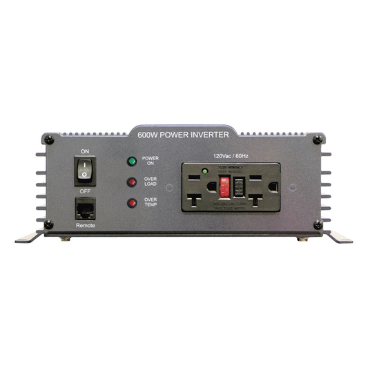 Inversor de Corriente (CD-CA) 600W Onda Sinusoidal Pura, Ent:12 Vcc, Sal: 120 Vca 60 Hz
