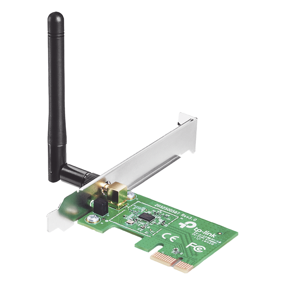 Adaptador Inalámbrico PCI Express / Velocidad inalámbrica de hasta 150 Mbps / Cifrado WPA/WPA2 / Compatible con windows y Linux