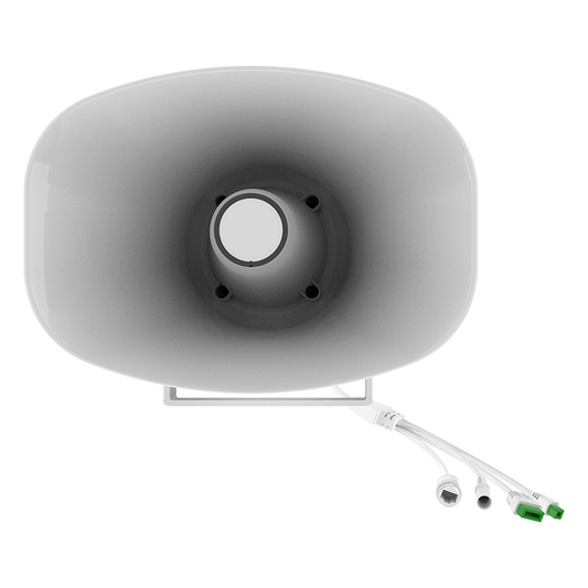 Altavoz SIP IP para Voceo y Paging / 2 Líneas SIP / Potencia 30W / IP66 Exterior / Alimentación PoE / Compatible con Conmutadores SIP / Montaje en Pared
