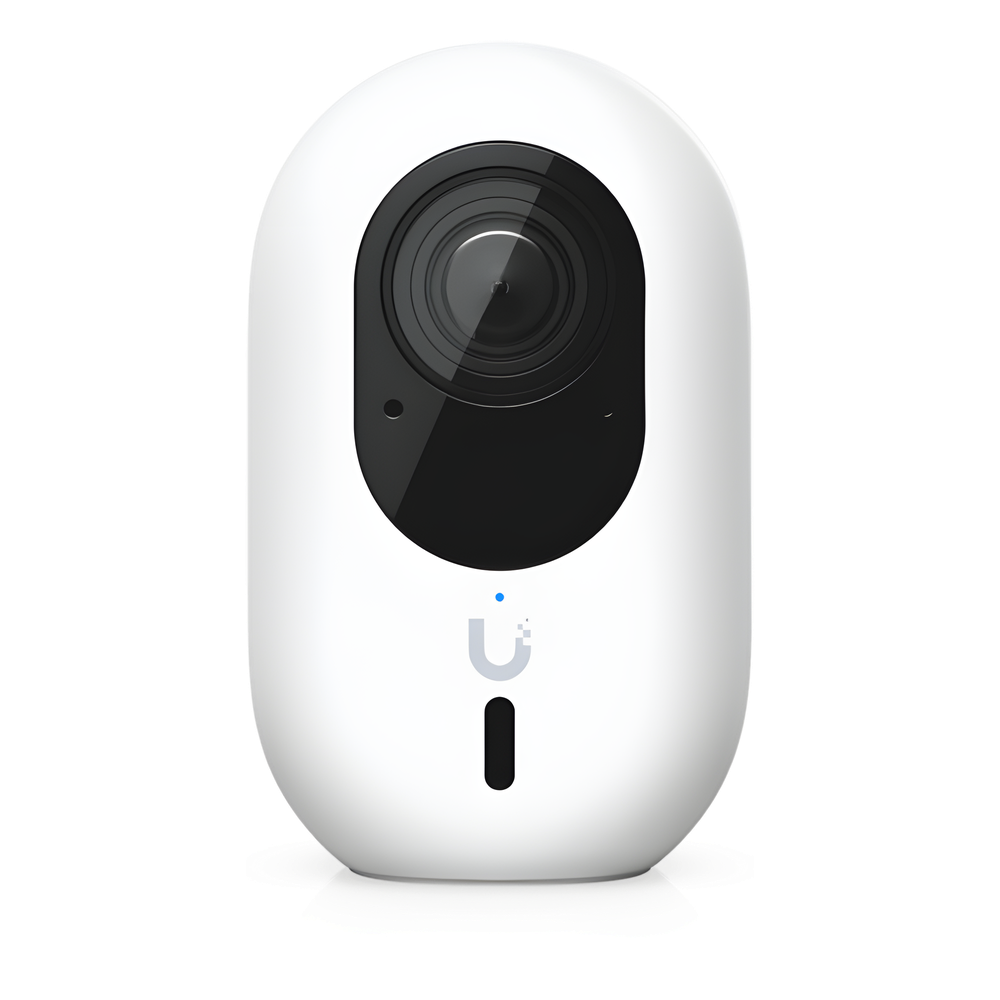 Cámara UniFi Protect G6 Instant con WiFi, 4K, Sensor de Imagen 8MP 1/1.8", Multi-TOPS AI, Audio Bidireccional, Visión Nocturna IR, Protección IPX5, Reconocimiento Facial y de Matrícula