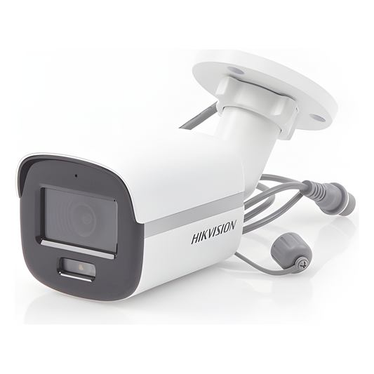 [Dual Light + ColorVu] Bala TURBOHD 2 Megapixel (1080p) / Lente 2.8 mm / 20 mts IR + 20 mts Luz Blanca / Gran Angular 105° / Exterior IP67 / Micrófono Integrado / dWDR / 4 Tecnologías
