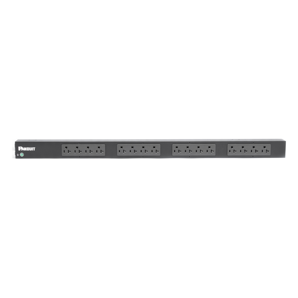 PDU Básico para Distribución de Energía, Enchufe de Entrada NEMA 5-20P, Con 16 Contactos NEMA 5-20R, de Instalación Vertical, 20 Amp, 120 Vca