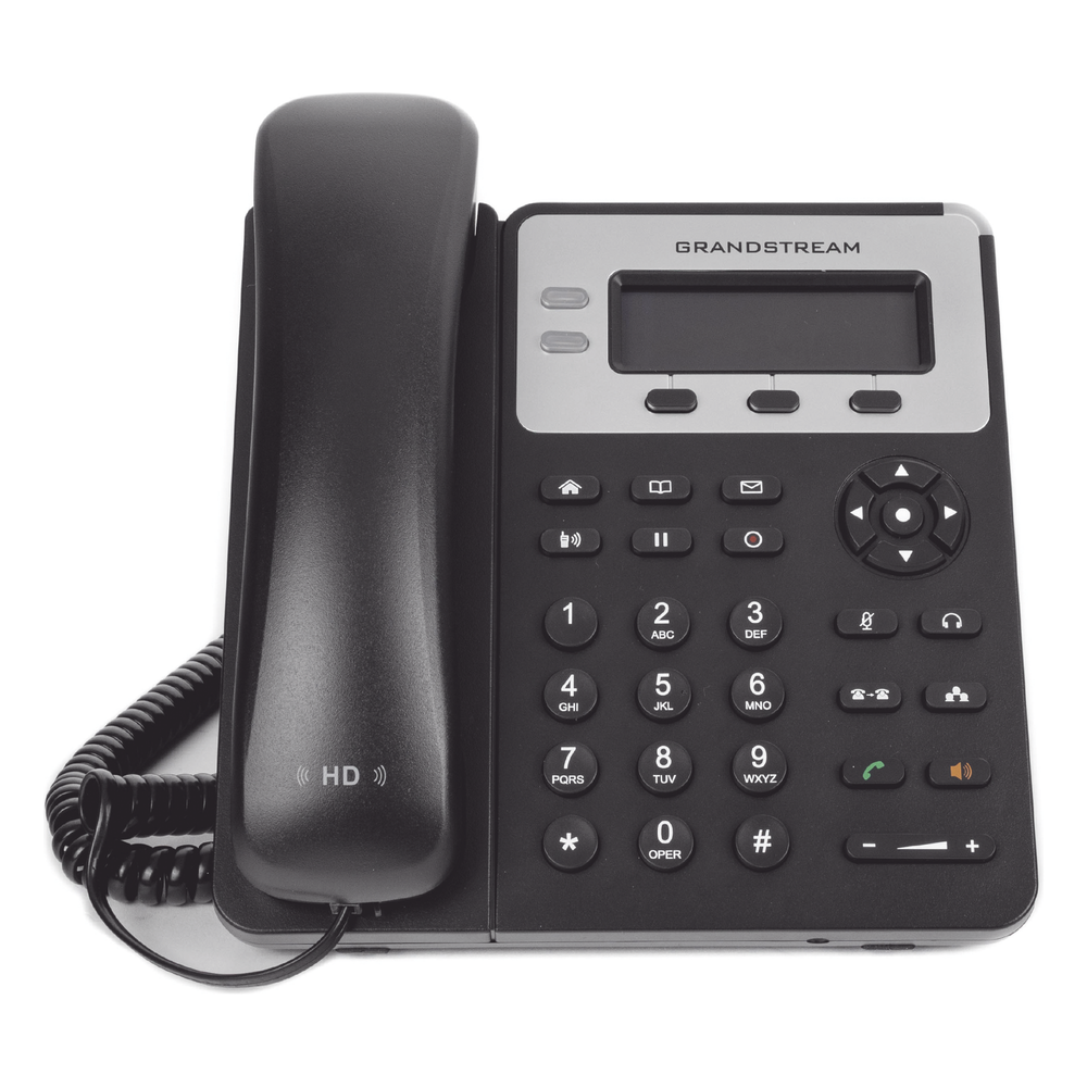 Teléfono IP Empresarial de 3 Líneas con 4 teclas de función, 8 teclas de extensión BLF y conferencia de 4 vías. PoE