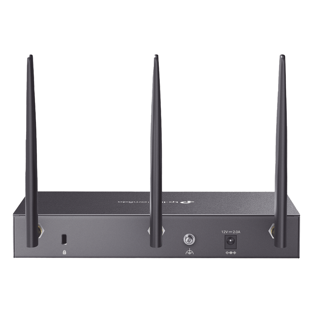 Router Omada VPN / SDN Multi-WAN Gigabit / 1 Puerto WAN SFP Gigabit / 1 Puerto WAN RJ45 Gigabit / 2 Puertos LAN RJ45 Gigabit / 2 Puertos Configurables LAN/WAN / 150,000 Sesiones Concurrentes / Administración Centralizada Omada o Stand-Alone