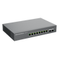 Switch L2 Lite Administrable de 10 Puertos / 8 Puertos Ethernet 2.5 Gigabits / 2 Puertos SFP+ 10 Gigabits / PoE+ 802.3af/at / VLAN 802.1Q / QoS / IGMP Snooping / Montaje en Escritorio o Pared