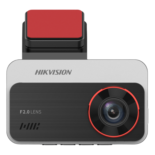Dashcam de Doble Lente Hikvision AE-DC2328-C200S(2CH) / 2 Megapixel (1080p) Frontal e Interior / Gran Angular 128° / H.265 / Pantalla IPS 3" / WiFi / G-Sensor / Micro SD 256GB