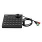 Mini Teclado controlador PTZ con pantalla LCD y joystick altamente resistente