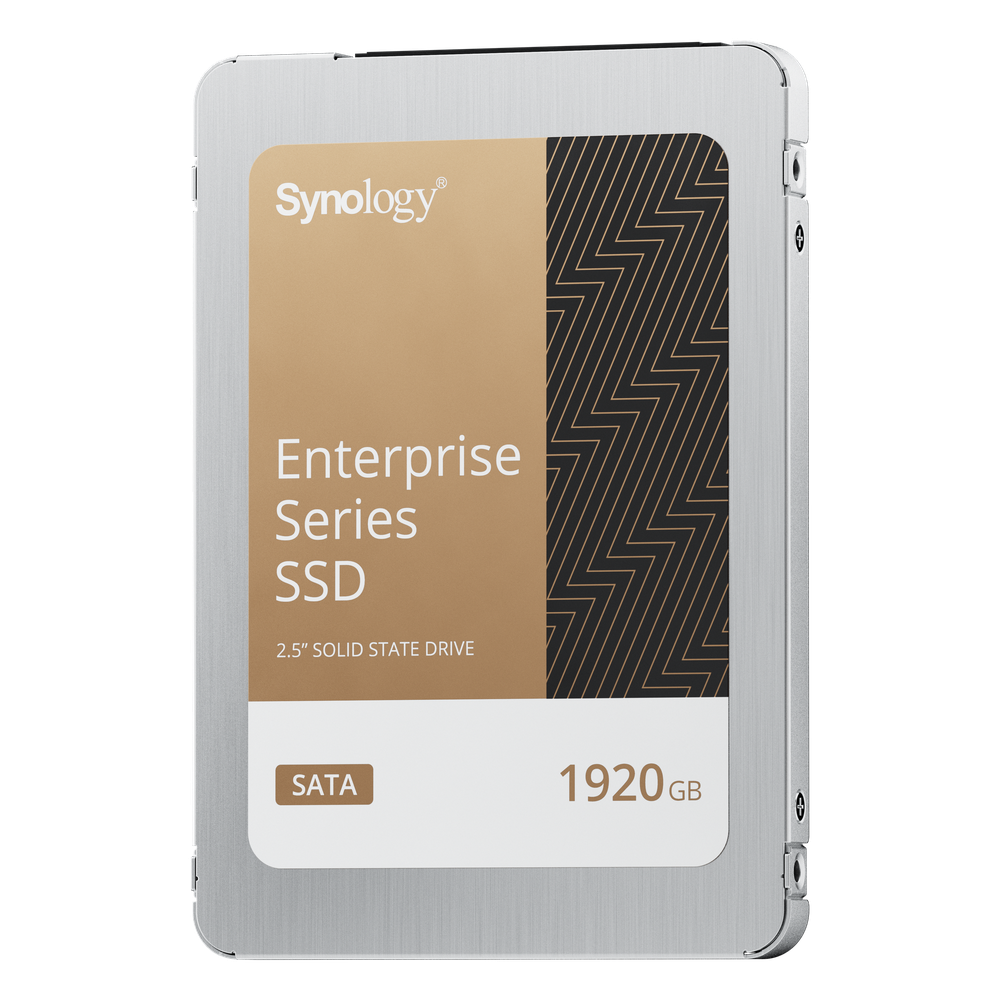SSD SATA de 2,5" Serie Enterprise | 1920 GB | Alto Rendimiento Estable 50.000 IOPS | Resistencia Empresarial 10.000 TBW | Protección de Datos Integral | Análisis de Vida Útil | Compatibilidad con Synology DSM.