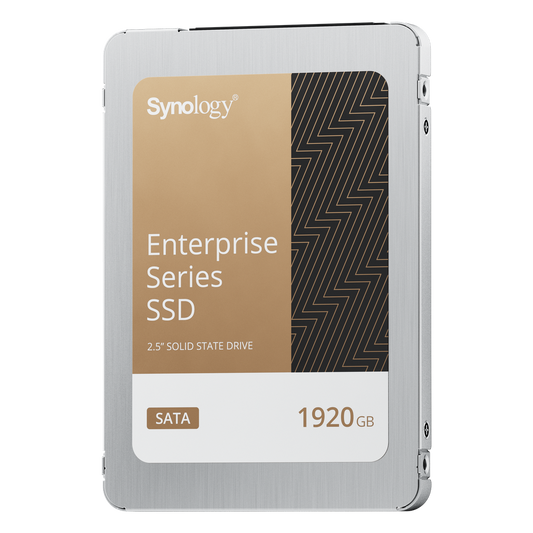 SSD SATA de 2,5" Serie Enterprise | 1920 GB | Alto Rendimiento Estable 50.000 IOPS | Resistencia Empresarial 10.000 TBW | Protección de Datos Integral | Análisis de Vida Útil | Compatibilidad con Synology DSM.