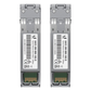 UFiber Módulo SFP+ 10G, transceptor MiniGibic MultiModo 10 Gbps, distancia 300m, conectores LC, paquete de 2 piezas