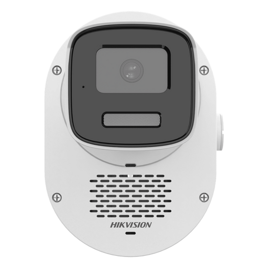 Bala IP 4 Megapixel / ColorVu 3.0 + SoundMax / Lente 4 mm / Dual Light 50 mts (164 ft) IR + Luz Blanca / Bocina + Micrófono Integrados / AcuSense Lite / Exterior IP67 / WDR 120 dB / PoE / Micro SD